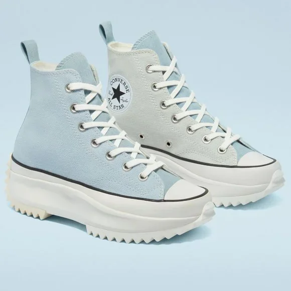 Converse Summer Denim Run Star Hike Blue Mens 9 Unisex Casual Lifestyle … - Picture 1 of 12